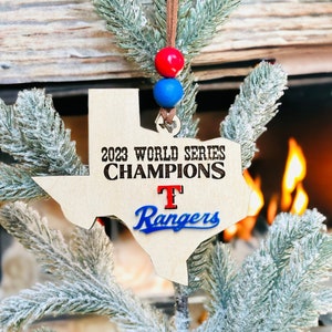 Texas Rangers 2023 World Series Ornament