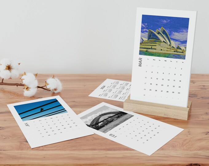 Procrastination Vertical Desk Calendar (2024)