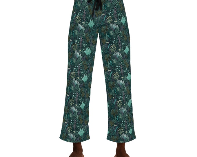 Coral Reef Men's Pajama Pants (AOP)