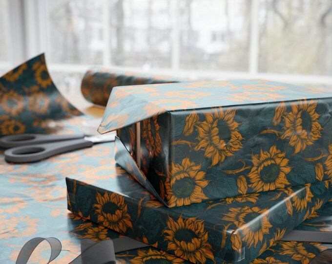 Sun Flowers Wrapping Papers