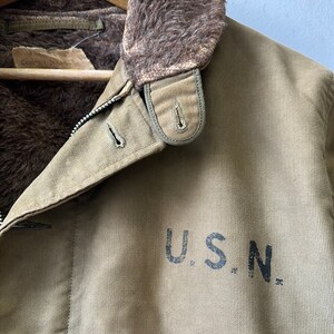 1940s US Navy N-1 Deck Jacket First Generation Size 36 - Etsy