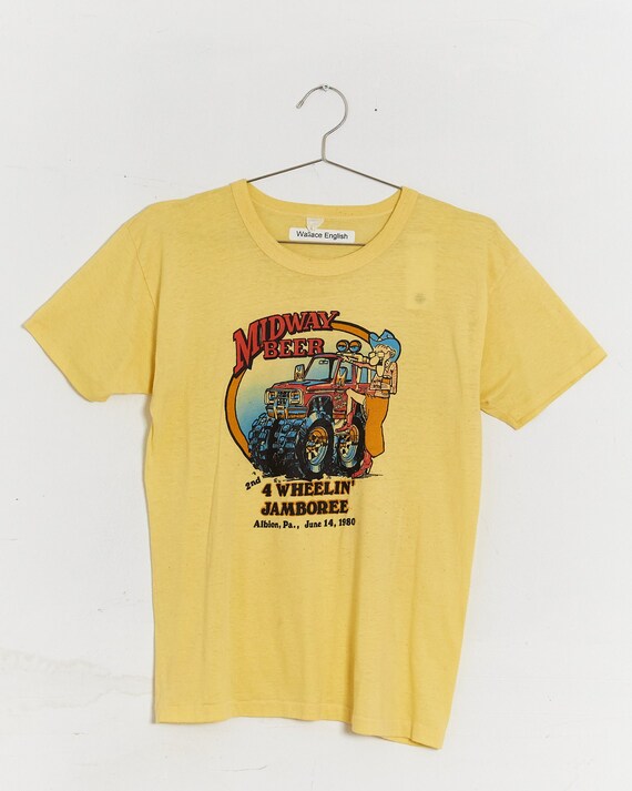 1980 Midway Beer Single Stitch Tee - Etsy