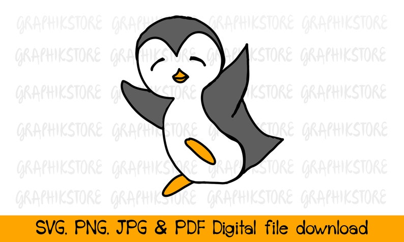 Download Cute Baby Penguin Sublimation Arctic Animal Girl Penguin Pink Bow Boy Penguin Cutting File For Cricut Silhouette Penguin Svg File Drawing Illustration Art Collectibles Puzzles Design Media De