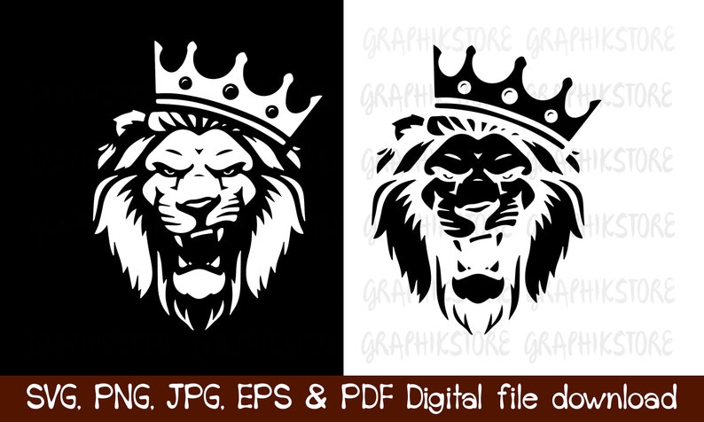 Free Lion King Head Svg