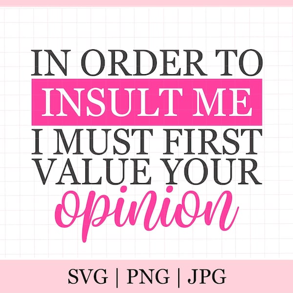 In Order To Insult Me Coffee Cup Svg Coffee Humor Svg, Sarcastic Coffee Mug, Adult Humor Svg, Office Humor Svg, Snarky Sayings