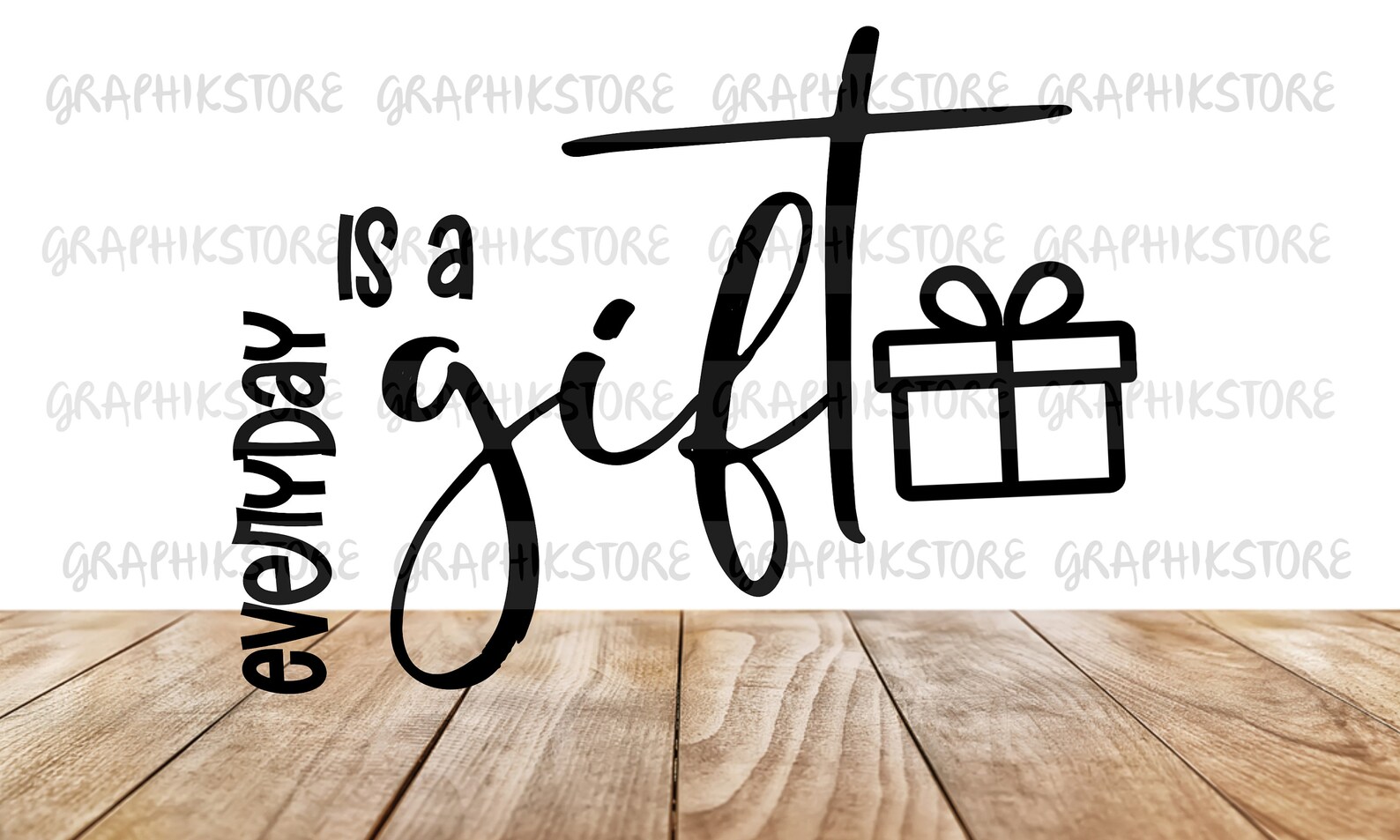 Everyday is a gift Wall Art Motivation Wall Sticker Wall Etsy