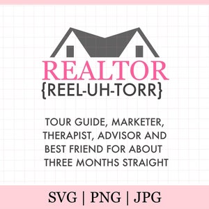 Realtor definition  svg, realtor life svg, Realtor Sublimation, Realtor Gift, Realtor Shirt svg, Realtor Quote svg