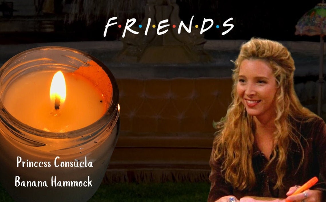 PHOEBE BUFFAY Princess Consuela BananaHammock soy wax candle Etsy
