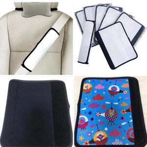 I copricintura di sicurezza per auto a sublimazione sono l'accessorio per auto perfetto per mostrare il tuo lato creativo affinché tutti possano vedere il tuo stile. Venduto vuoto per sub.