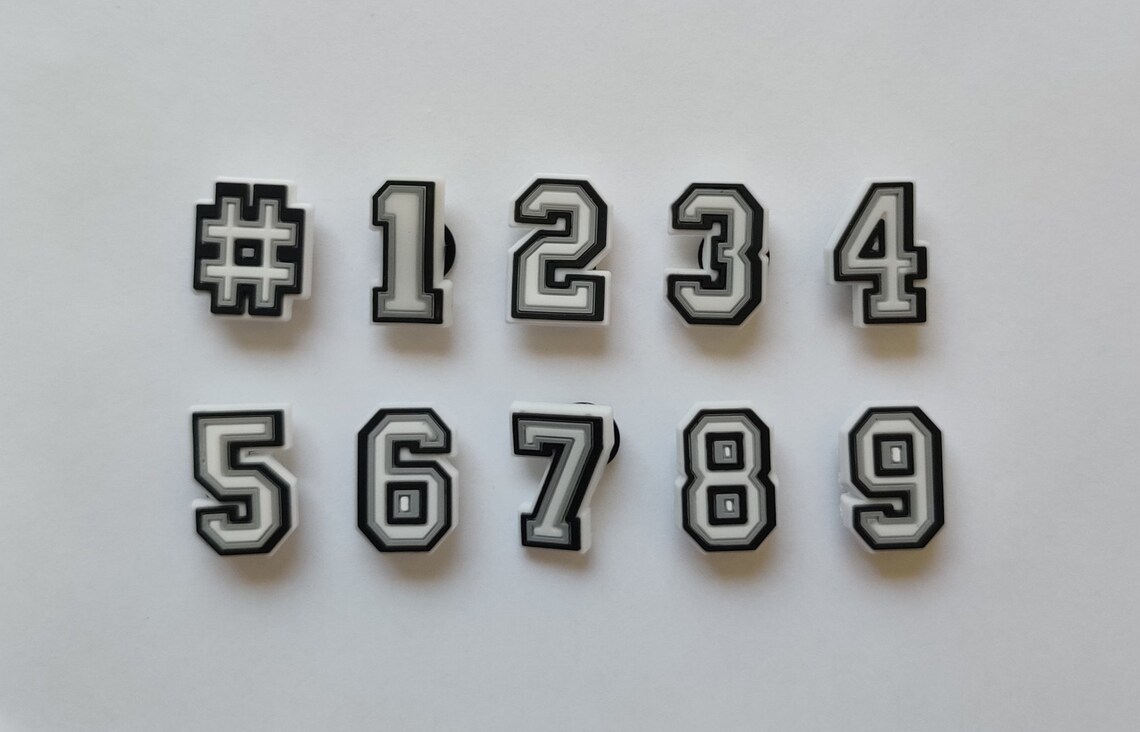 Charms for Crocs/Letters Charms/Number Charms Etsy
