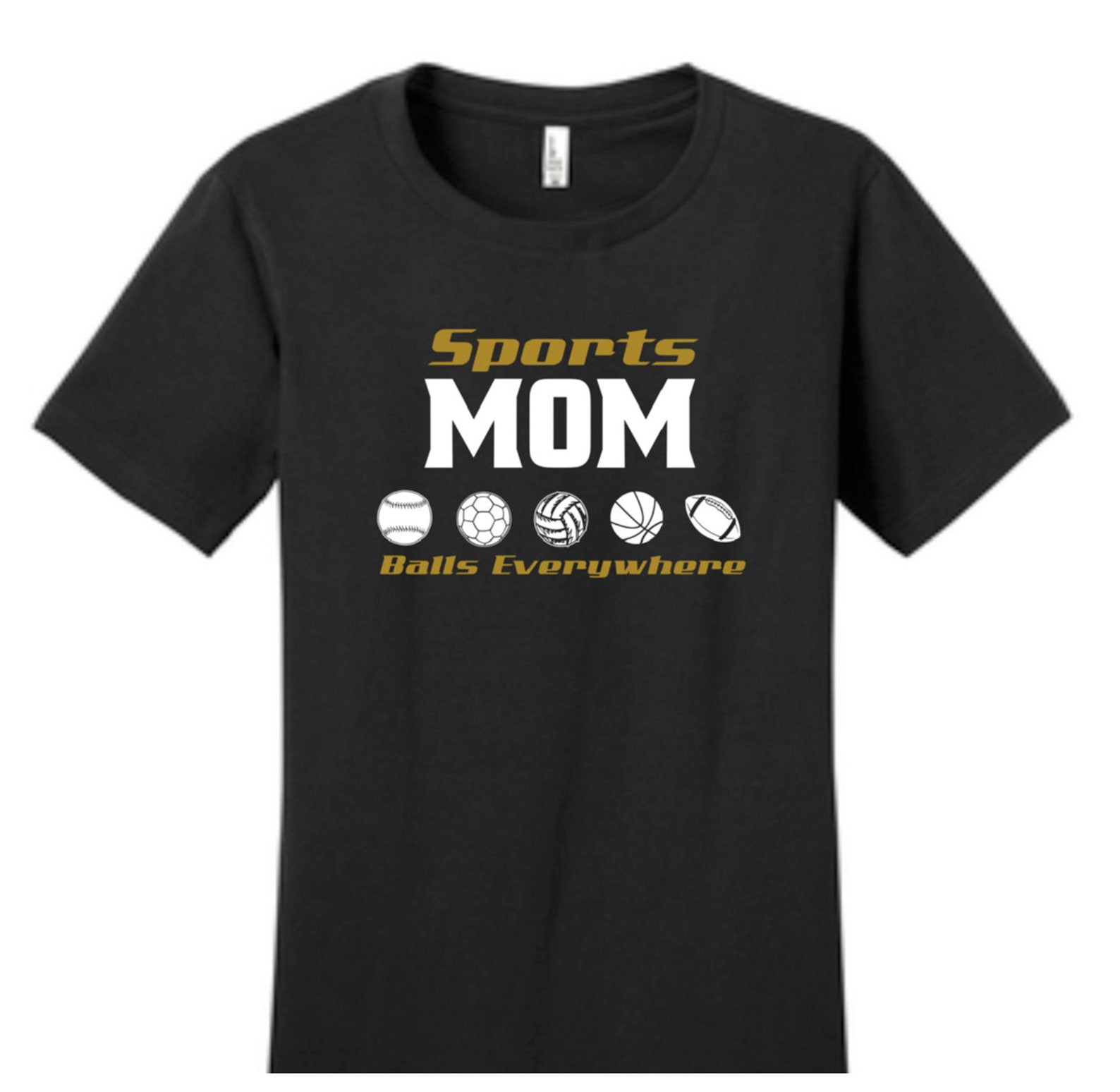Custom Sports Mom TShirts Sports Mom Tshirts Basketball Etsy