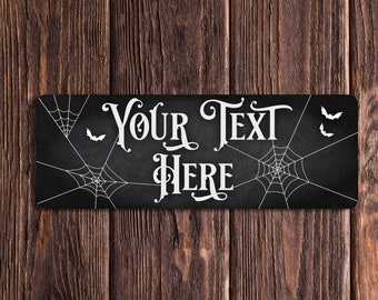 Spooky room signs - custom