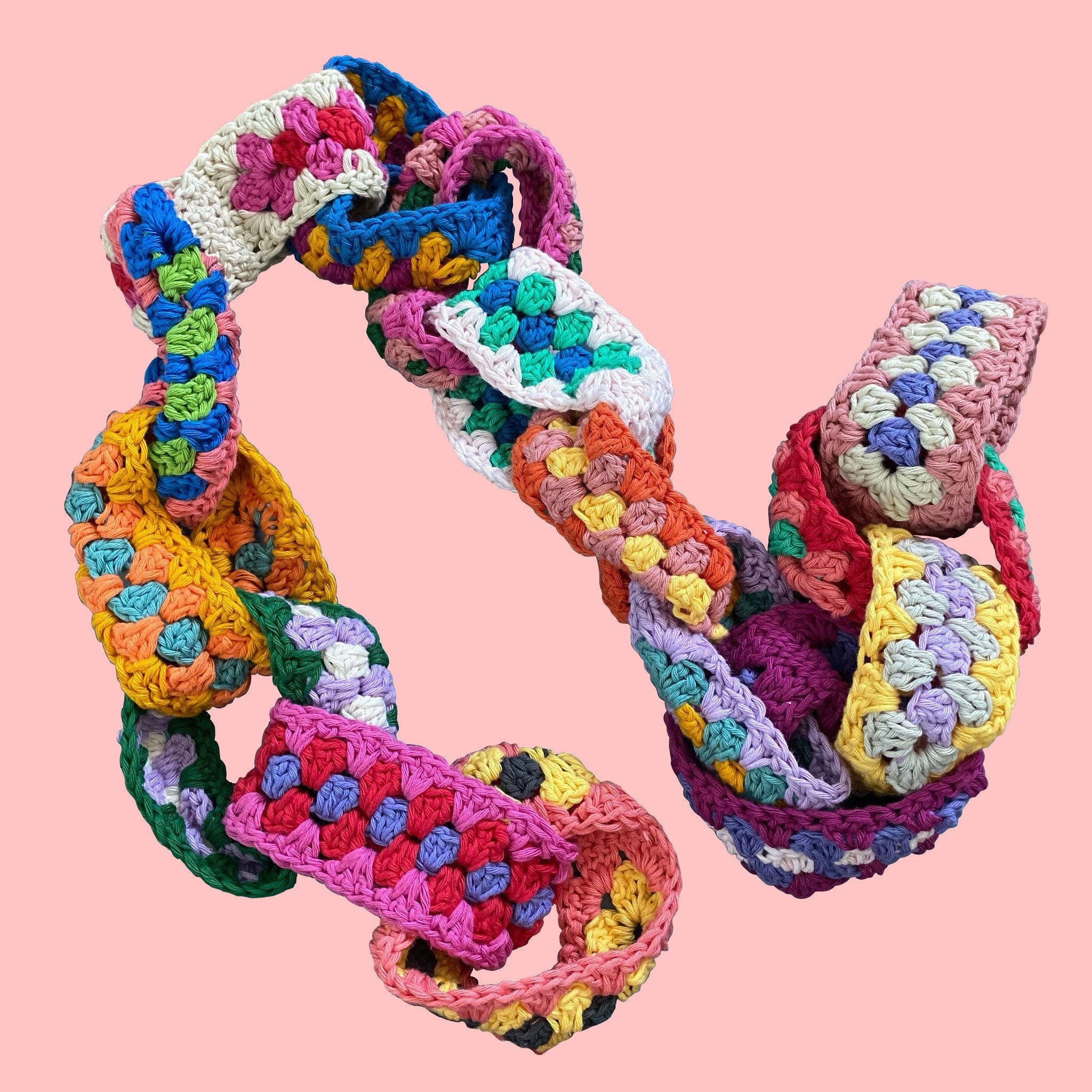 Crochet Paper Chain Style Garland | Etsy