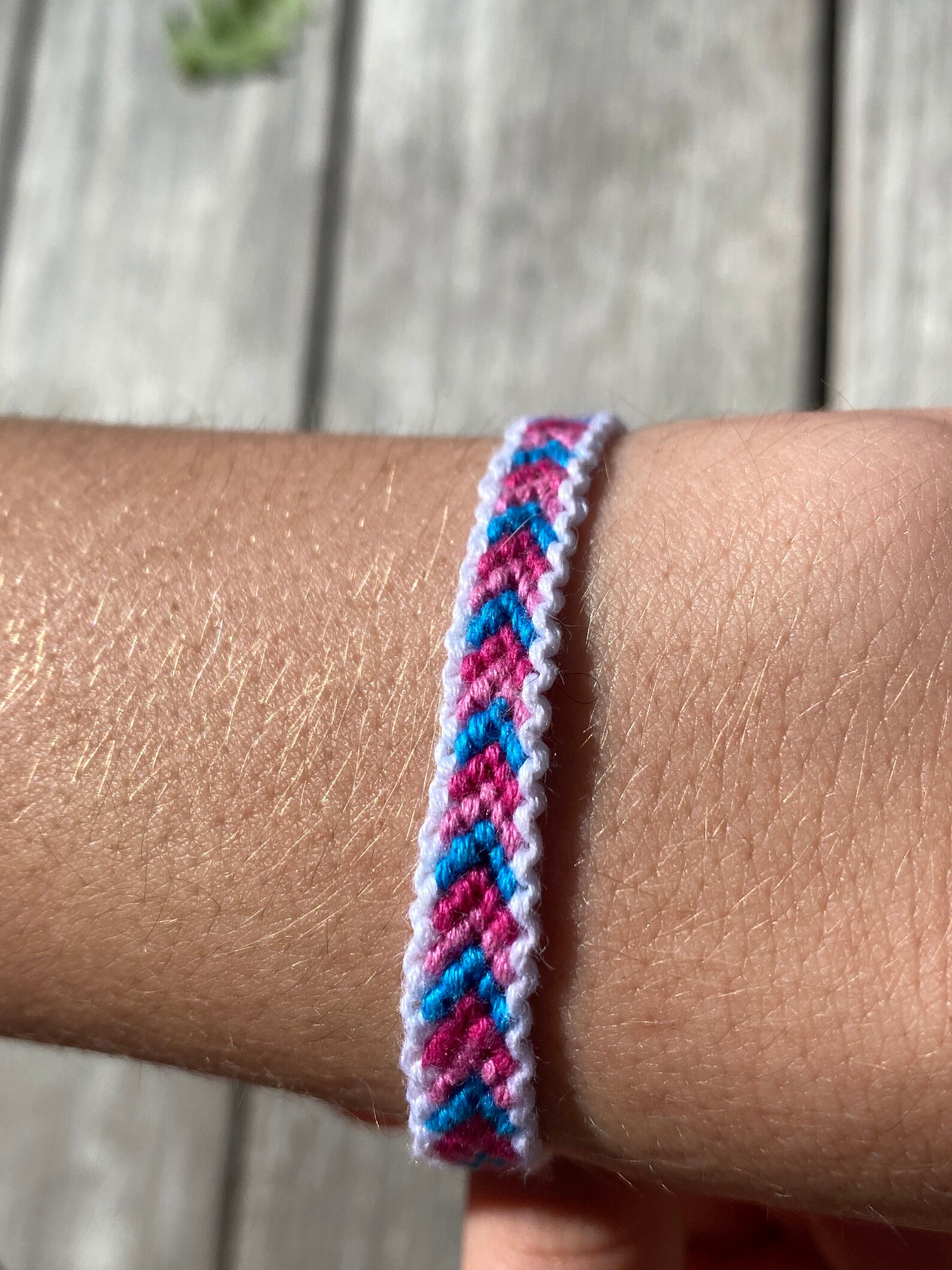 Bordered Chevron Friendship Bracelets Etsy