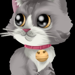 Chibi Kitty Sticker