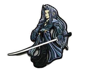Final Fantasy VII FF7 Remake High Quality Sephiroth Anime Style Patch Iron On /Sew On