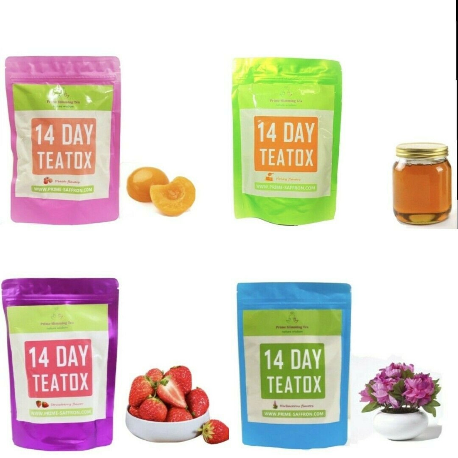 Prime 14 Day Detox Tea for Clear Skin & Weight Loss Acne - Etsy