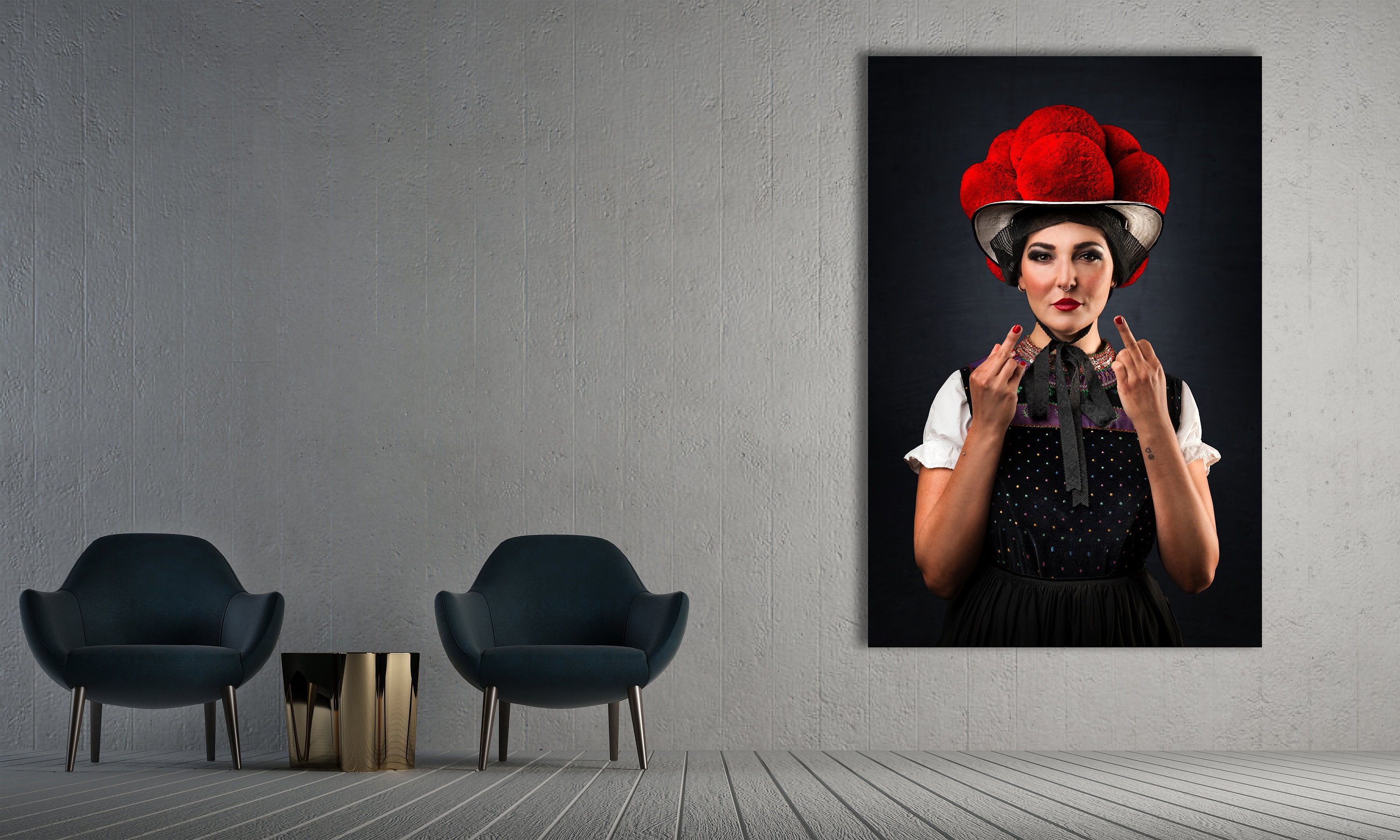 Bollenhut Bilder Leinwand: Zeichnen lernen mit Schwarzwald-Charme