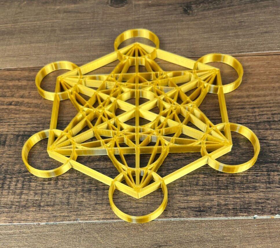 Metatron Cube Meditation Sacred Geometry 3D Printed Wall Art - Etsy