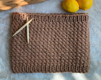 Wicker Basket Cowl - cowl scarf, chunky cozy cowl - Ready to Ship