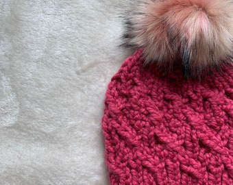 Granger Toque Beanie - knit beanie, super chunky beanie, cozy beanie - Ready to Ship