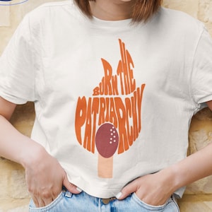 Burn the Patriarchy SVG | Women&#39;s Rights Pro Choice Digital Download | Patriotic Equal Rights 4th of July Independence Day PNG