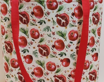 Pomegranates Aren't Just For Eating 2 Pocket Tote Bag