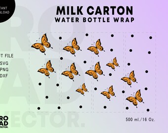 Download Water Bottle Butterfly Svg Etsy