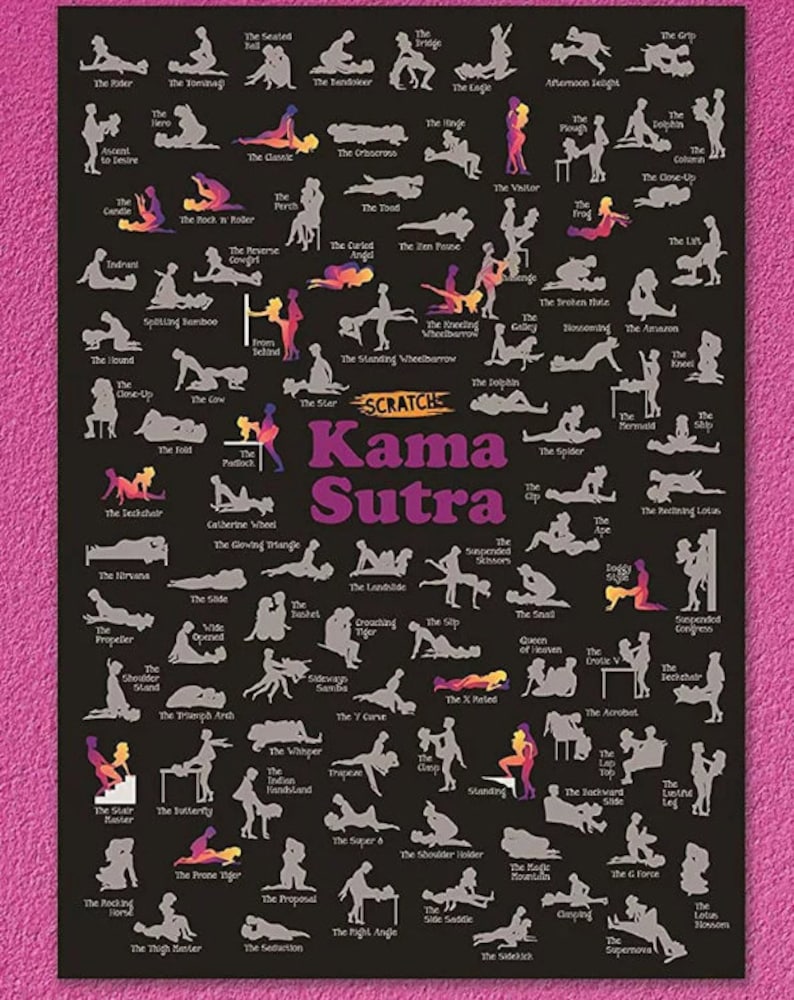 Kamasutra Challenge 100 Sex Positions Bucket List Etsy Uk 