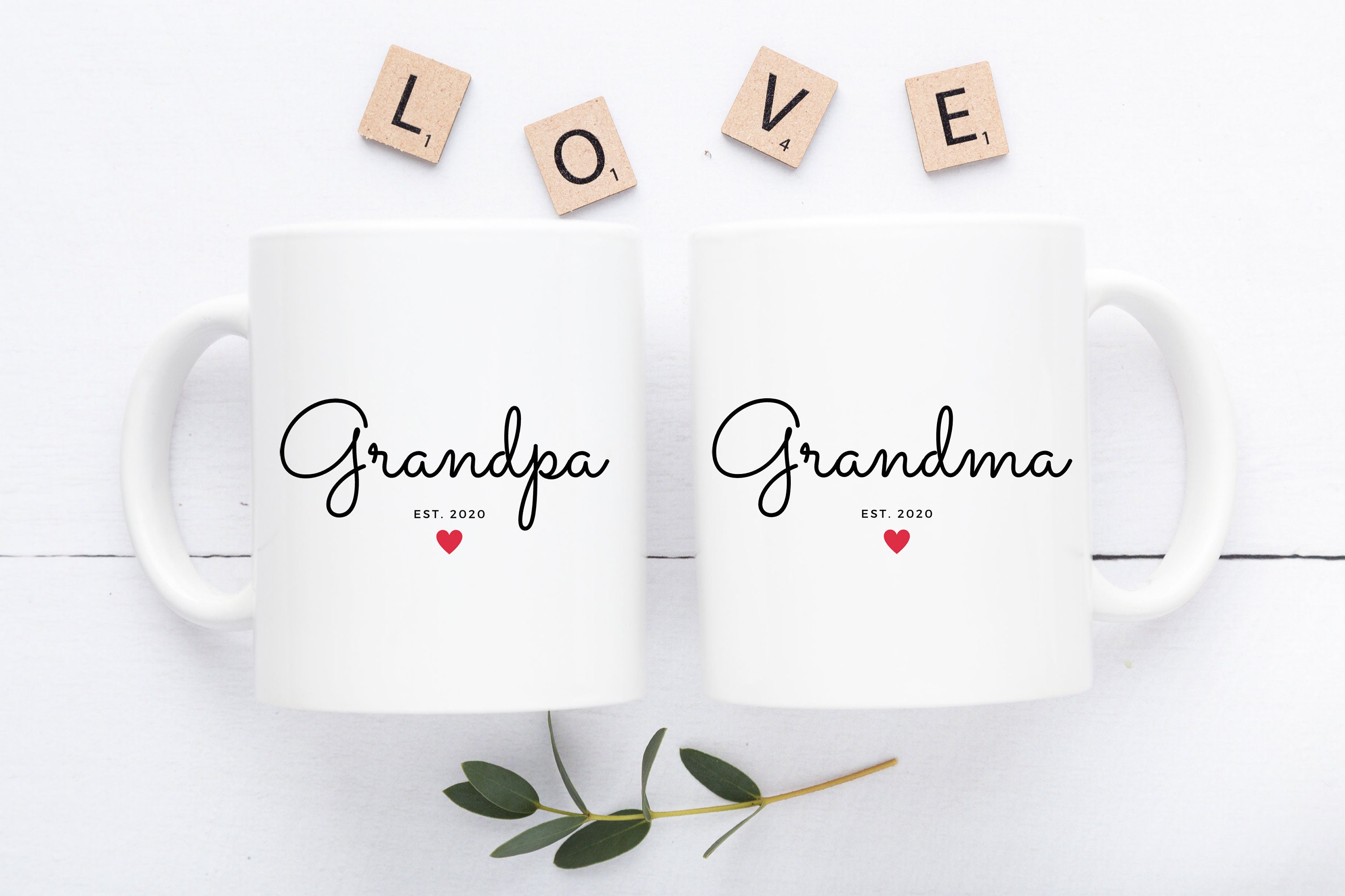 Anuncio de embarazo abuelo regalo de los abuelos nuevos | Etsy