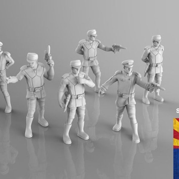 Old Republic Troopers / Officers Squad x6