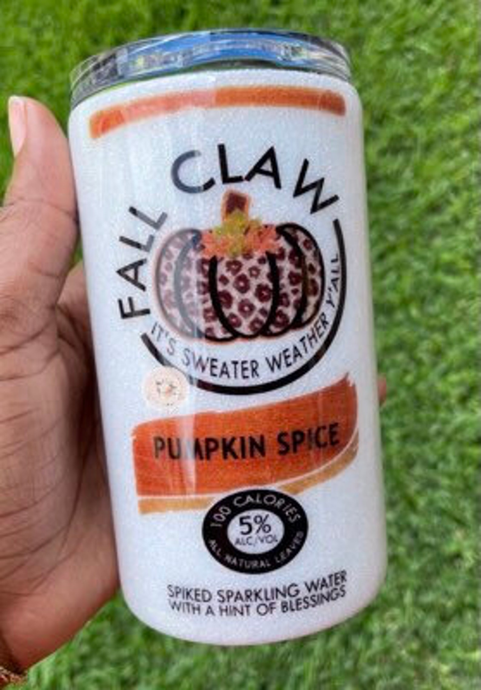 Fall Claw Fall Tumbler Fall Seltzer TumblerFall Season Etsy