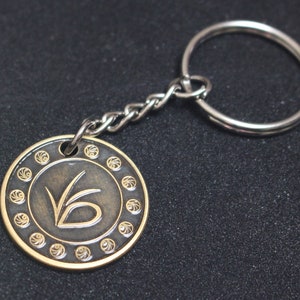 Antiqued Key Chain