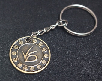 Antiqued Key Chain