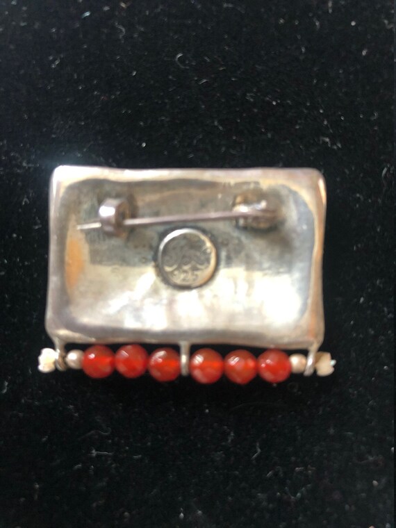 Sterling rectangular pin - image 2