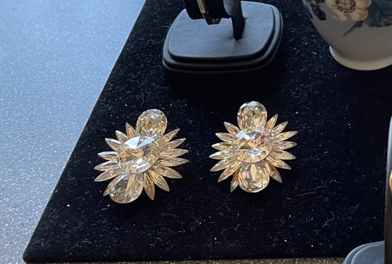 Rhinestone Ear Clips