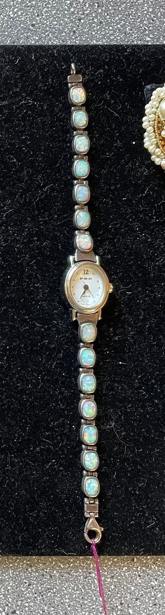 SantaFe sterling silver oval watch