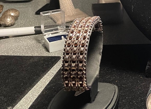 Intricate sterling silver bracelet