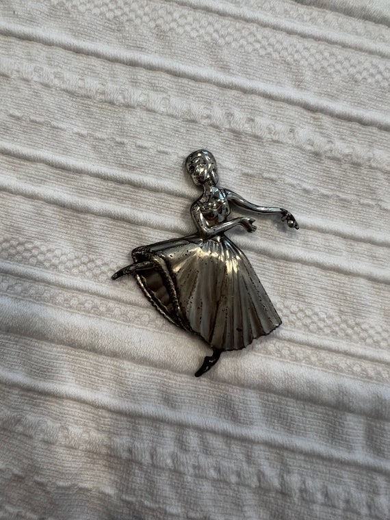 Lang Sterling 925 Pin- Década de 1950 España