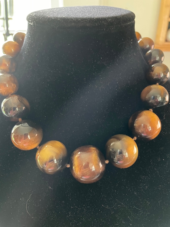 Tiger Eye Choker Necklace