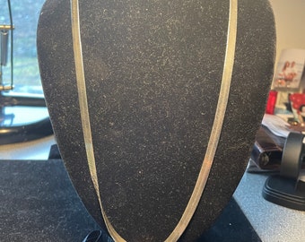 Sterlingzilveren visgraatketting