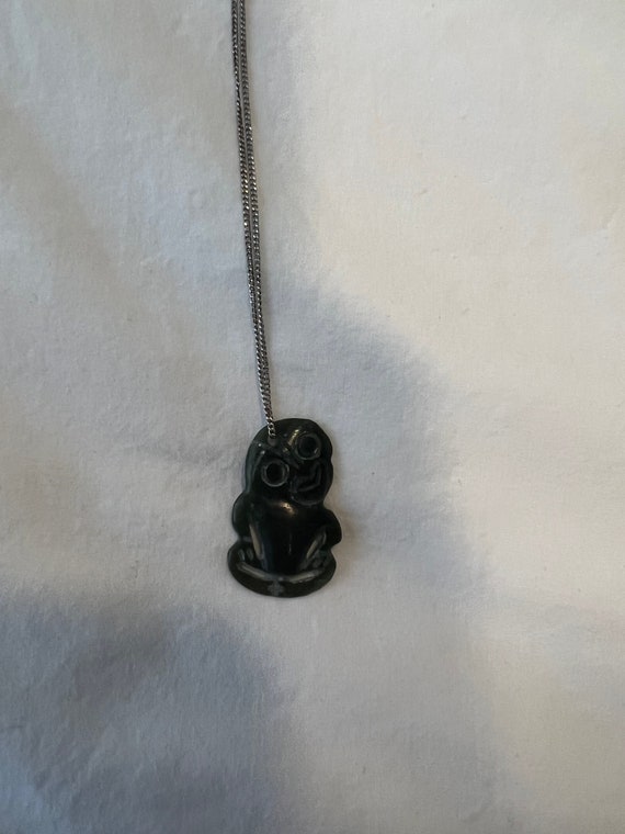 Green "good luck" charm- unknown origin and stone