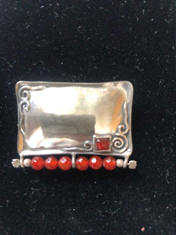 Sterling rectangular pin