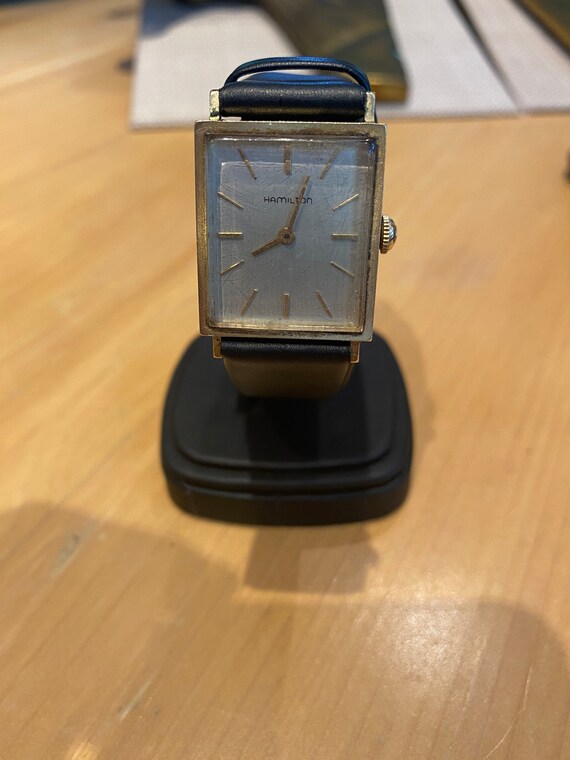 Vintage Winder Hamilton 14K Gold Men’s Wrist Watch Gem