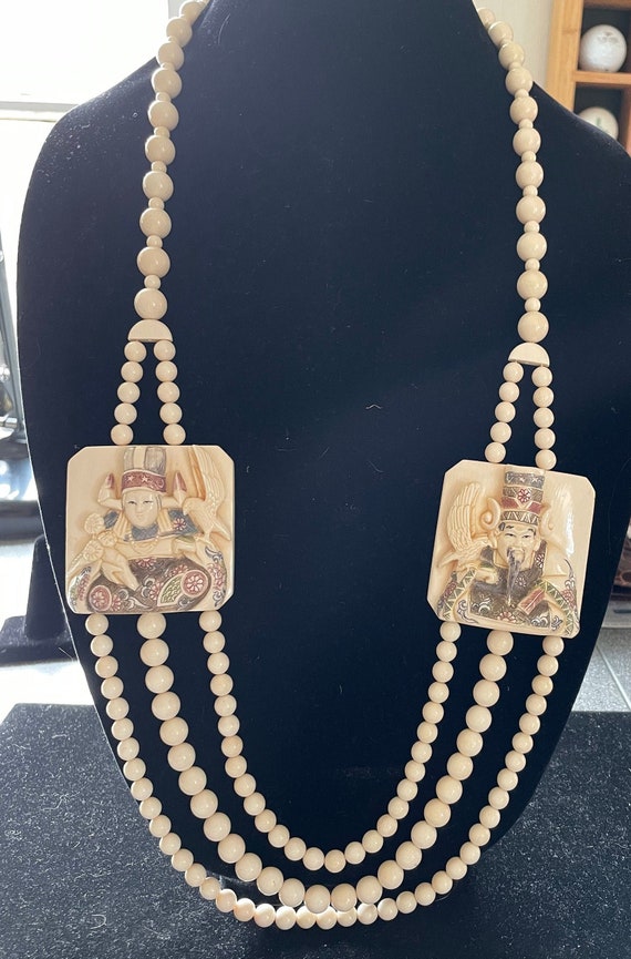 Bone Buddha Necklace