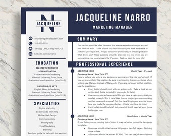 Professional Resume Template Instant Download, Modern Resume Template Pages, Resume Template Word, Creative Resume Template, CV Template