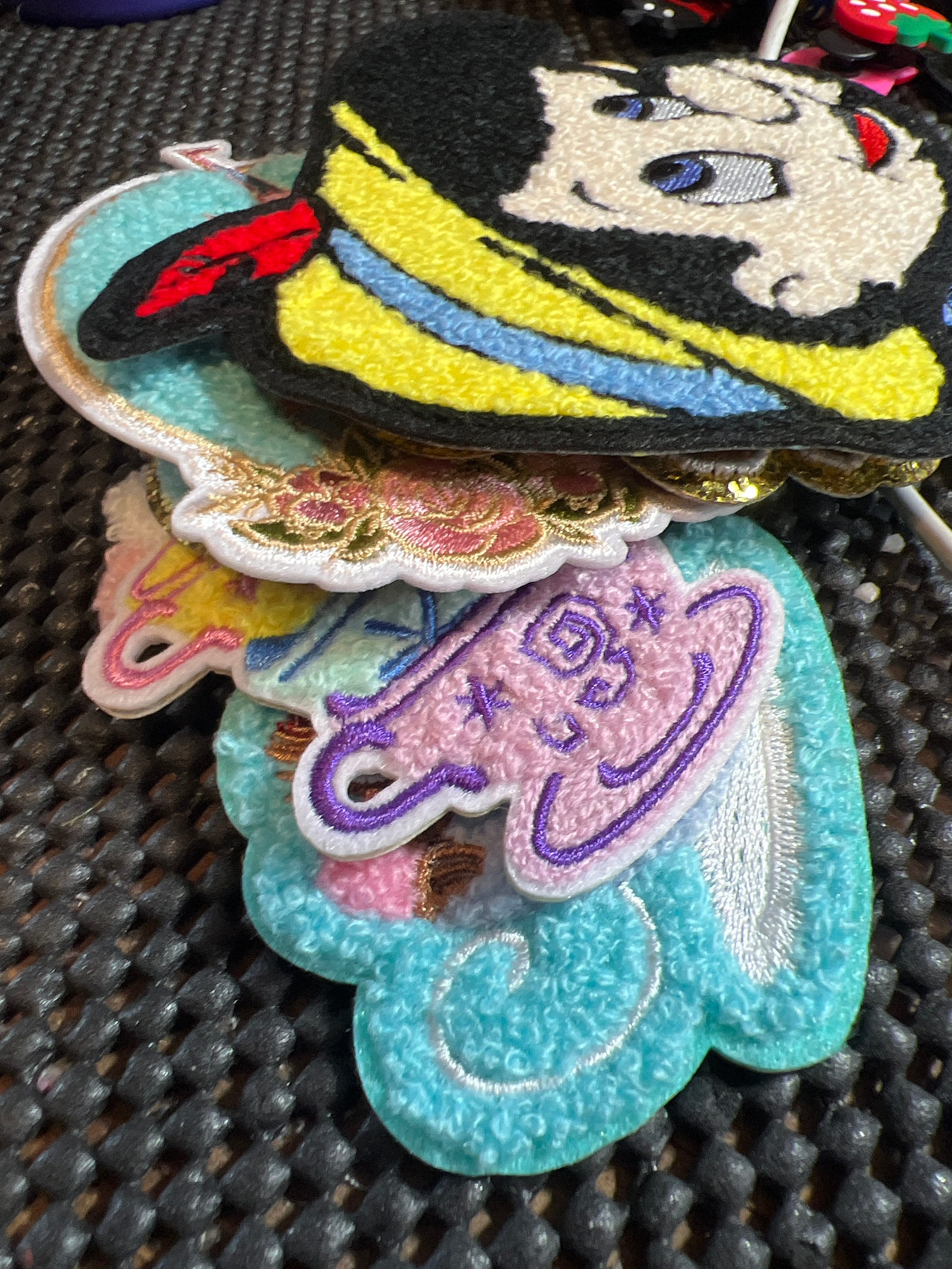 Chenille patches