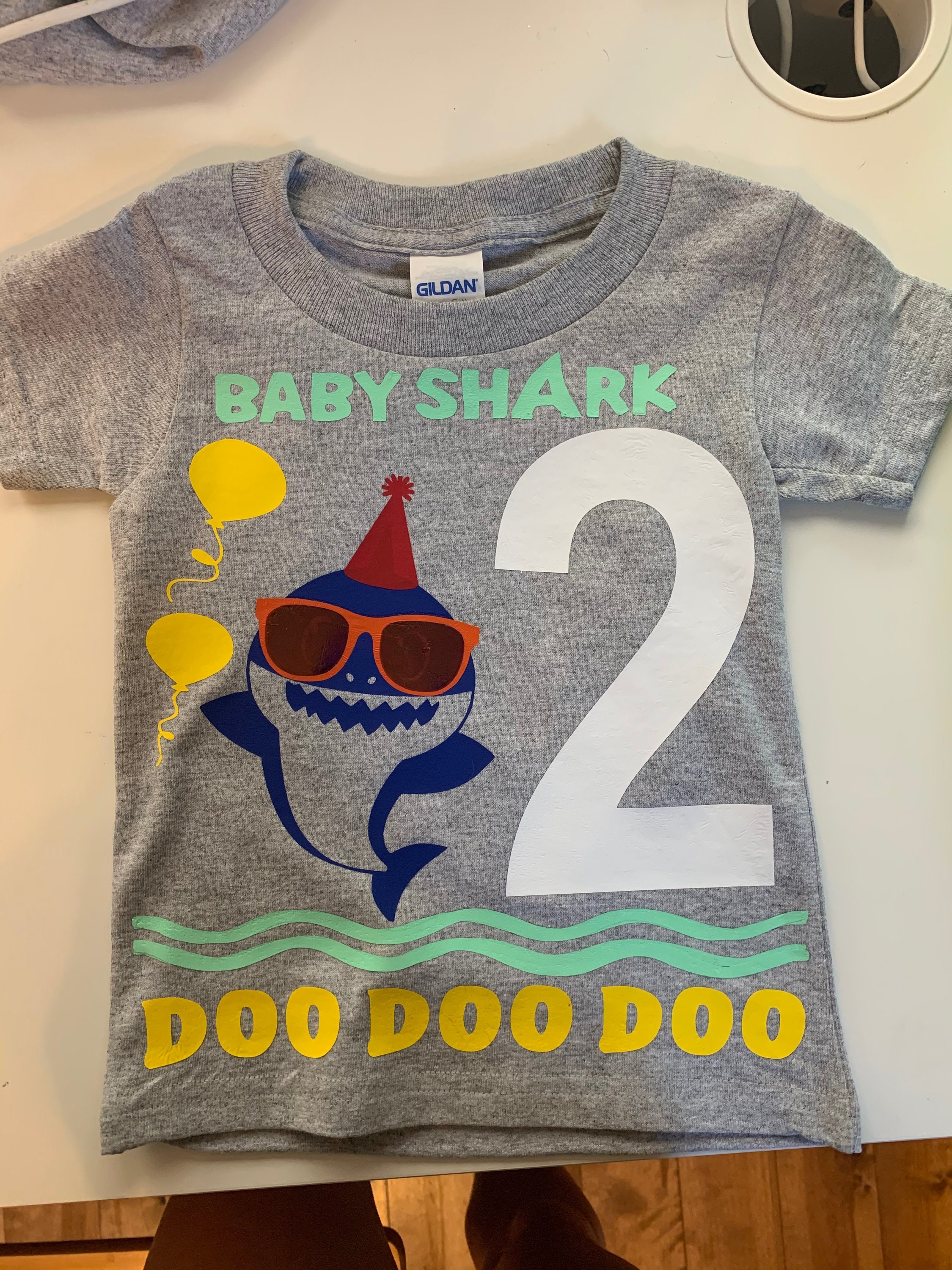 Baby Shark Birthday Shirt Designs