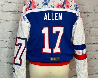 Custom Varsity Jacket, Jersey, Game Day, Pro, College, Football, High School, Team Apparel, Floral, Up cycled, Reworked, Soccer, Hockey