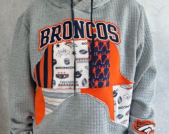 Custom Game Day, Football, Pro, College, High school, KC, Kansas City, Team Apparel, Upcycled, Reworked, Hoodie, Tailgate, 1 of 1, Soccer